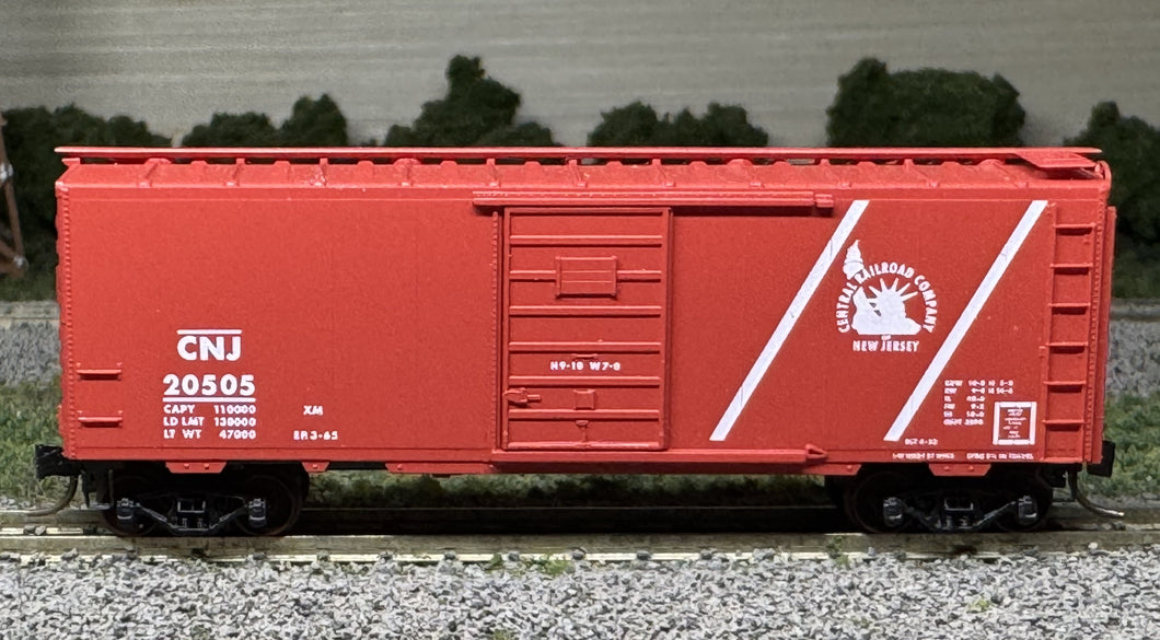 N Scale - MTL 20196 Jersey Central 40' Single Door Boxcar CNJ20505 N12024