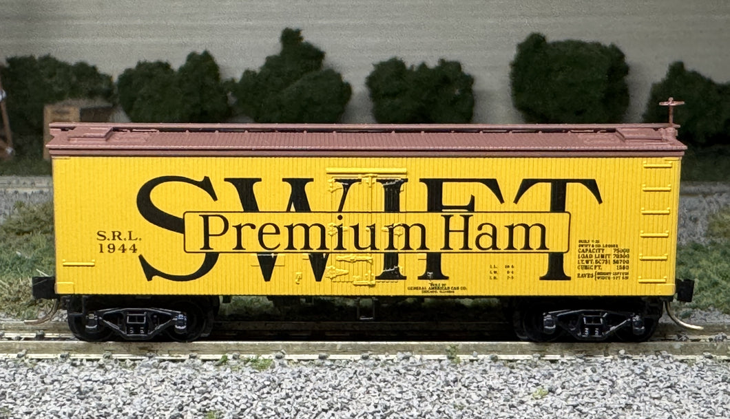 N Scale - MTL 58510 Swift Premium Ham 36' Wood Ice Reefer SRL1944 N12124