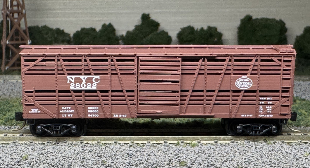 N Scale - MTL 35040 New York Central 40' Despatch Stock Car MYC28022 N12125