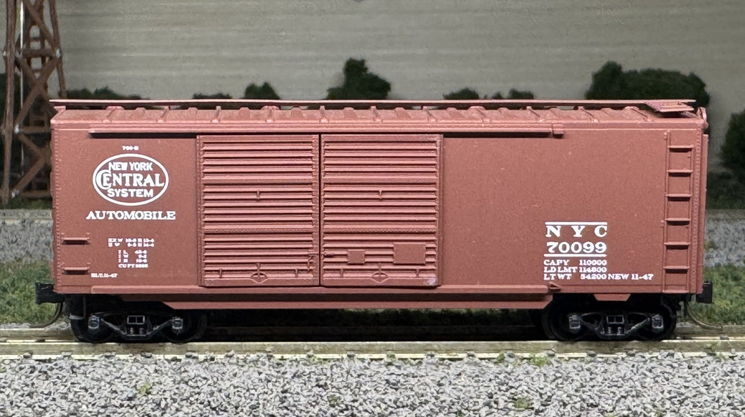 N Scale - Kadee 23160 New York Central 40' Double Door Boxcar NYC70099 N12111