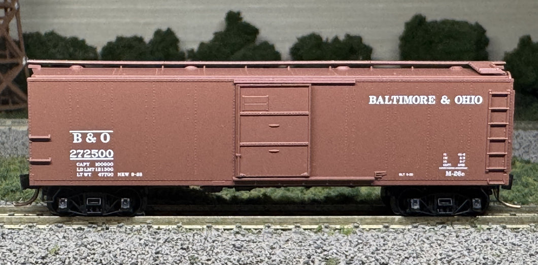 N Scale - MTL 120210 Baltimore & Ohio 40' Single Door Boxcar B&O272500 N12121