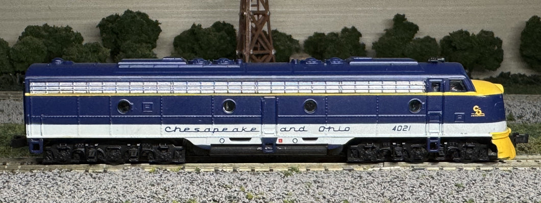 N Scale - Life-Like 09795 Chesapeake & Ohio E7A Diesel Locomotive #4021 N12312