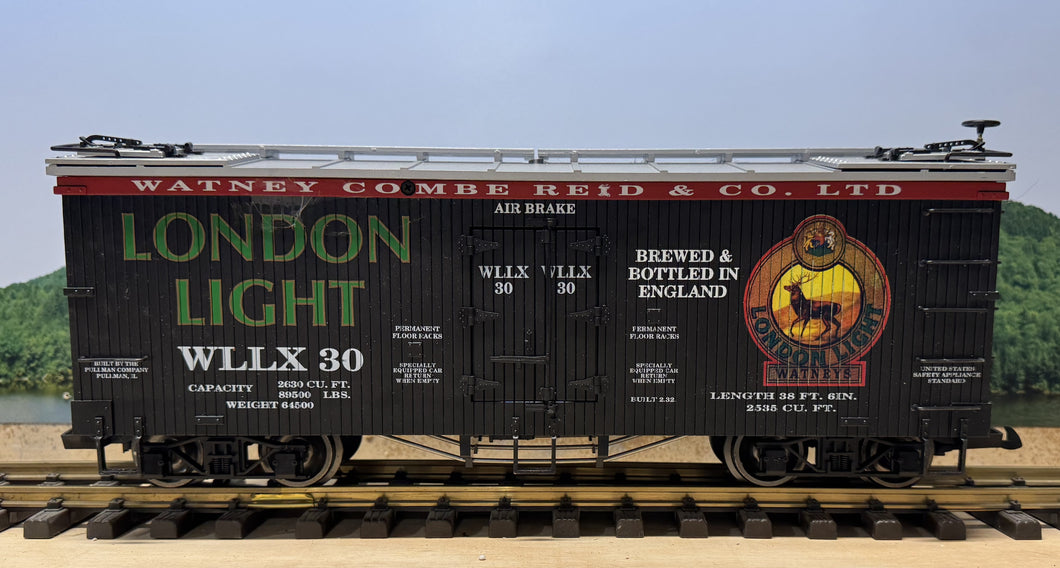 G Scale - USA Trains R16190 London Light Watneys Wood Reefer WLLX30 G12355