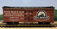 Load image into Gallery viewer, G Scale - USA Trains R16198 Devil Mountain Brewing Co Wood Reefer DMX666 G12356

