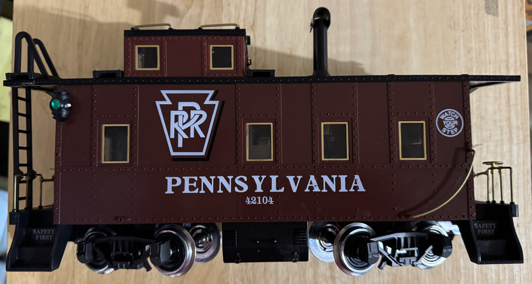 G Scale - Aristocraft Pennsylvania Railroad Steel Caboose Chris02
