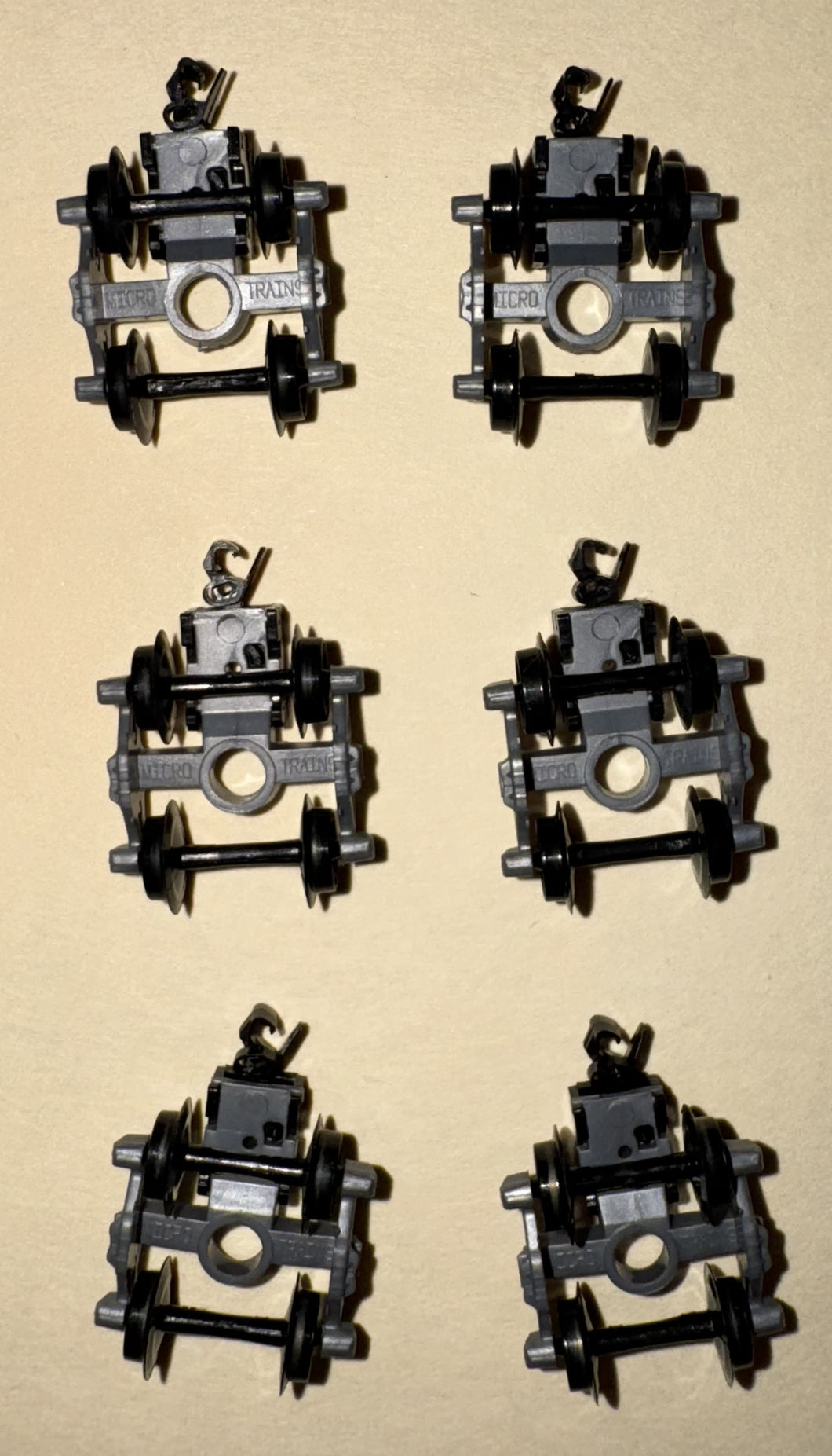 N Scale - MTL Gray Knuckle Couplers w/o pins (3 Pair) N12722