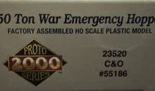 Load image into Gallery viewer, HO - Proto2000 23520 Chesapeake &amp; Ohio 50 Ton War Emergency Hopper C&amp;O55186
