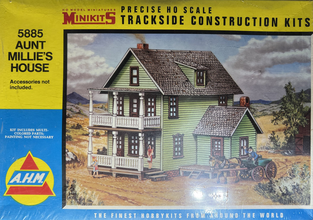 HO Scale - AHM 5885 Aunt Millie's House Building Kit (Sealed) HO9098