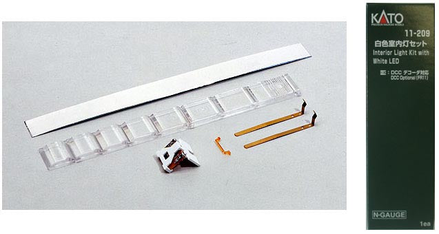 N Scale - Kato 11-209 Interior Light Kit w/ White LED (1 kit) N11502