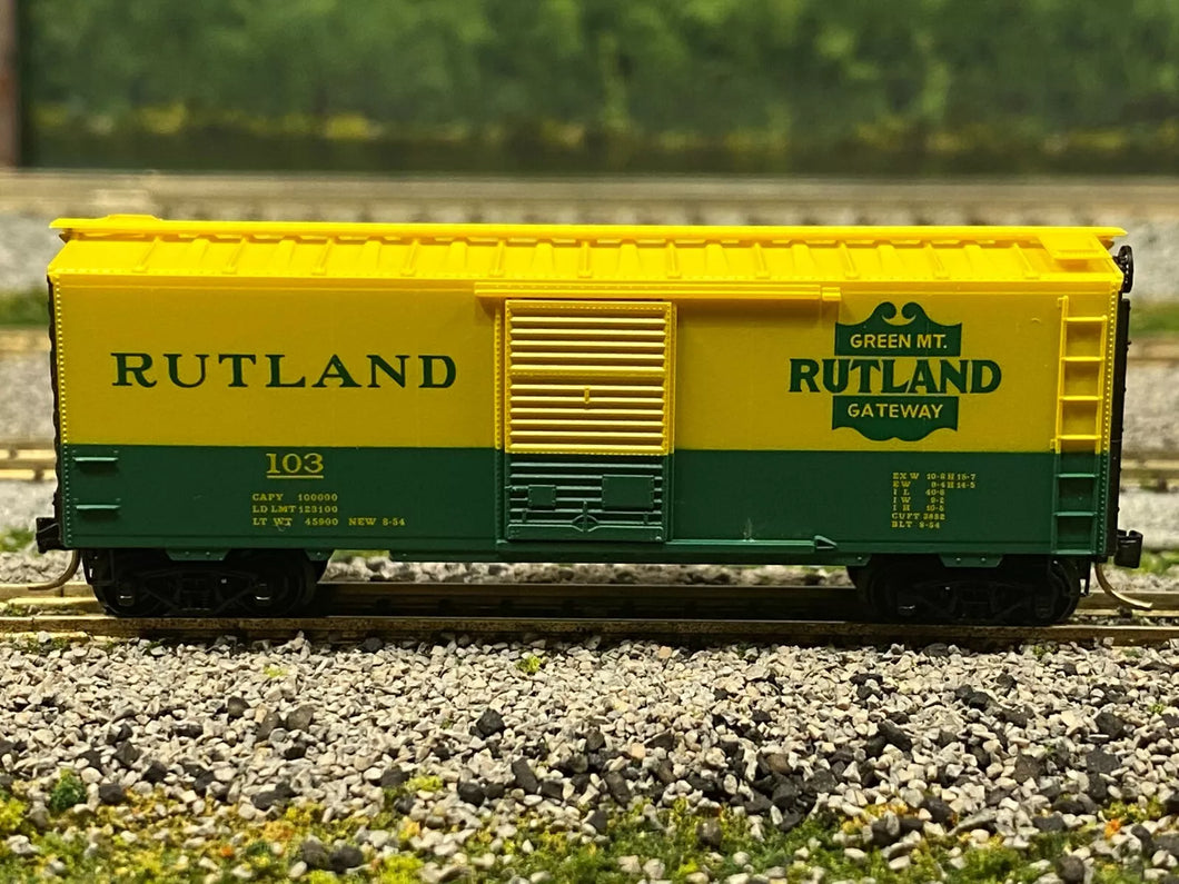 N Scale - MTL 20146 Rutland 40' Single Door Boxcar 103 N4248
