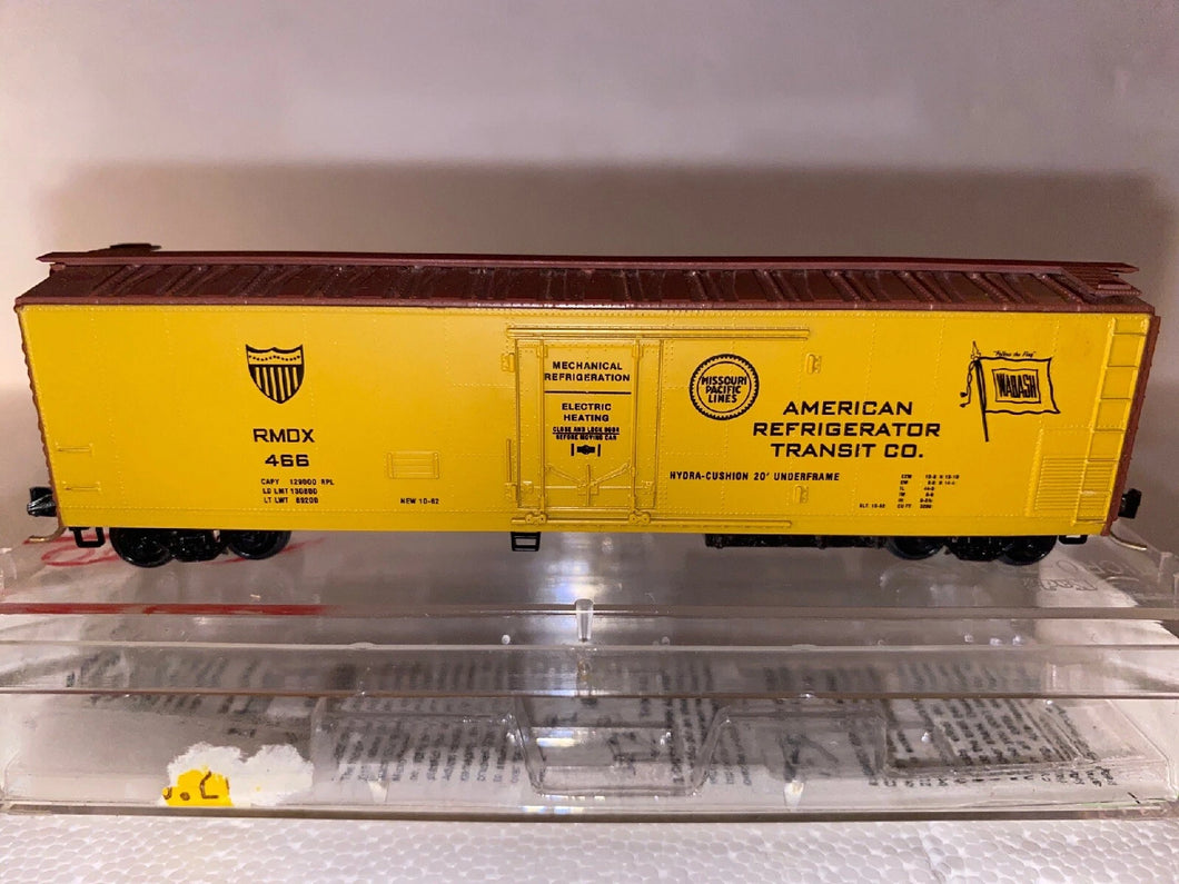 N Scale - MTL 69050 American Refrigerator Transit Co Mechanical Reefer #466 N827