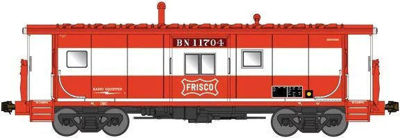 N - Bluford Shops 44200 BN patched Frisco Bay Window Caboose BN11704 N12891