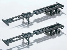 Load image into Gallery viewer, HO Scale - Walthers 949-4105 Extendable Container Chassis (2-Pk) HO12451
