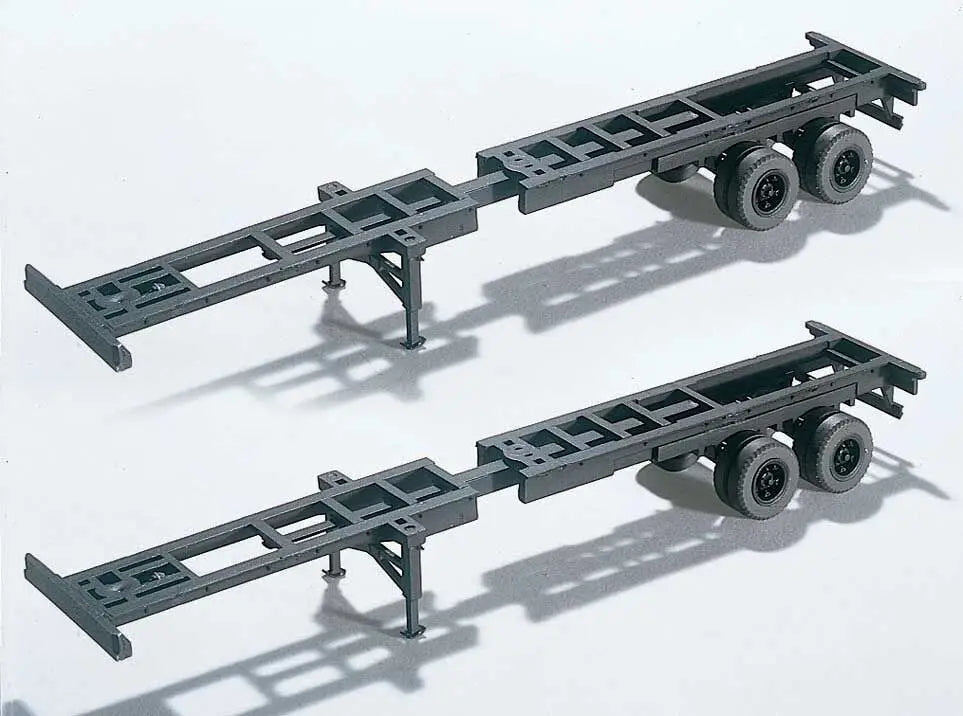HO Scale - Walthers 949-4105 Extendable Container Chassis (2-Pk) HO12451