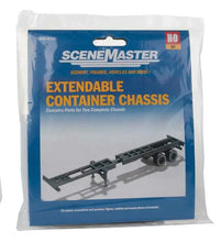 Load image into Gallery viewer, HO Scale - Walthers 949-4105 Extendable Container Chassis (2-Pk) HO12451
