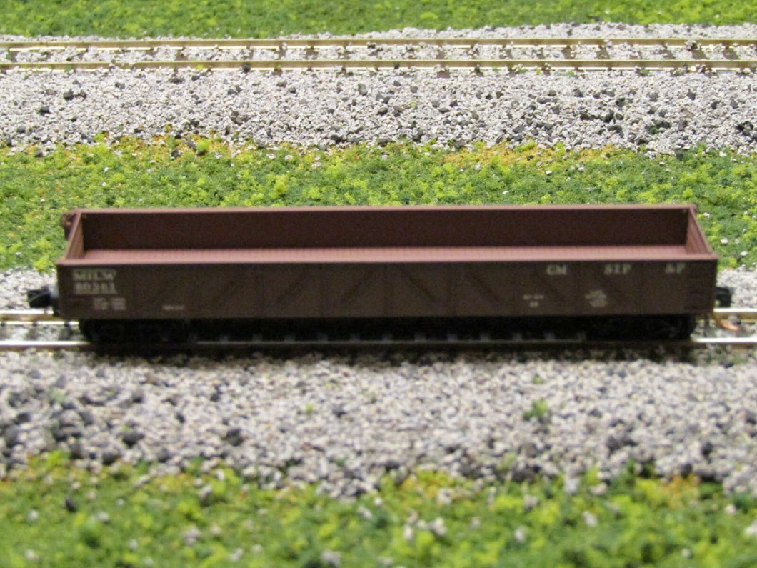 N - MTL 60010 Milwaukee Road 50' Composite Drop End Gondola MILW 80351 N1482