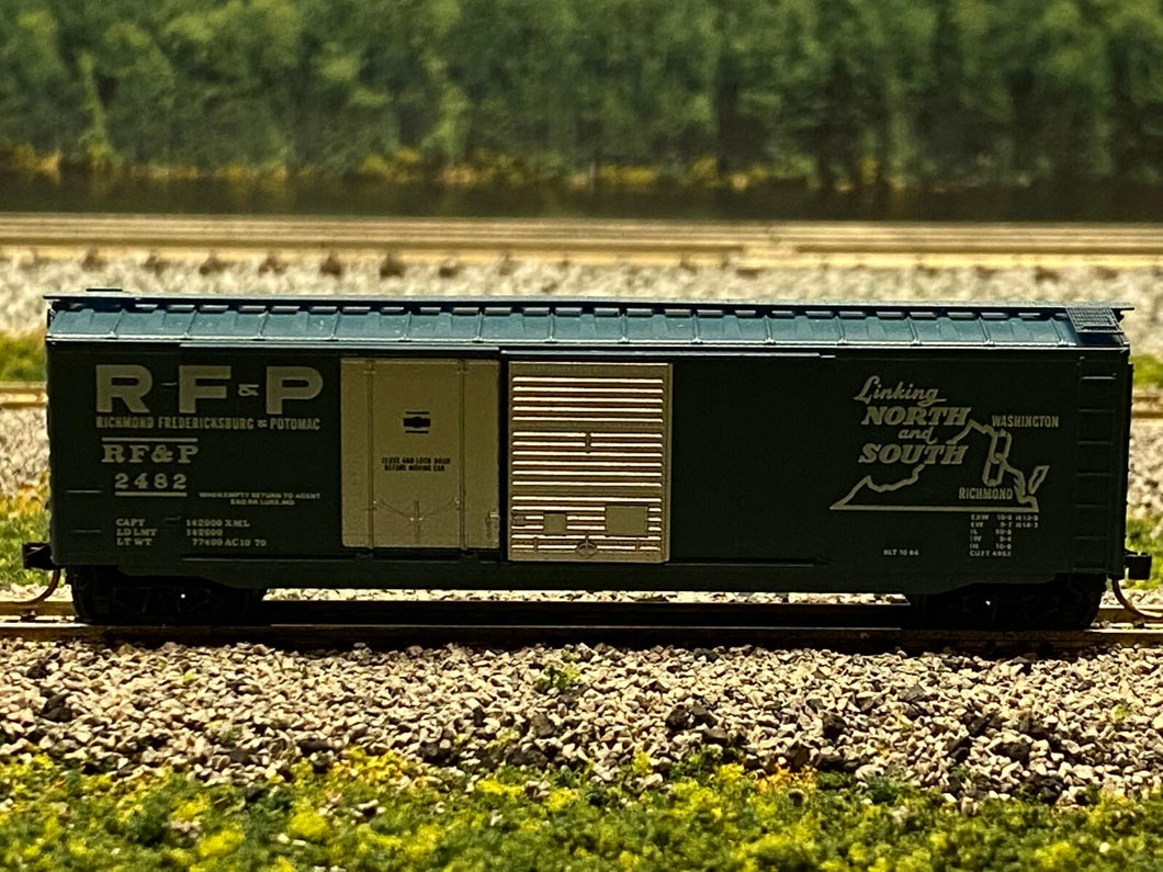 N Scale - MTL 33020 R,F & P 50' Steel  Boxcar w/ Single Plug Door RF&P 2482 N1878