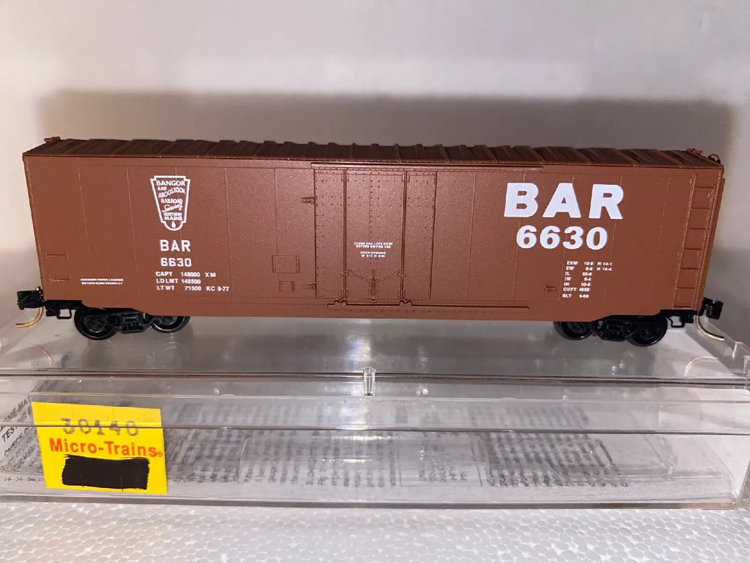 N Scale - MTL 38140 BAR 50' Standard Plug-Door Boxcar #6630 N663