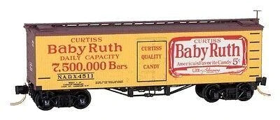 N Scale - MTL 05800230 Nestle Baby Ruth #4 40' Wood Sheathed Reefer NADX4511 N8877