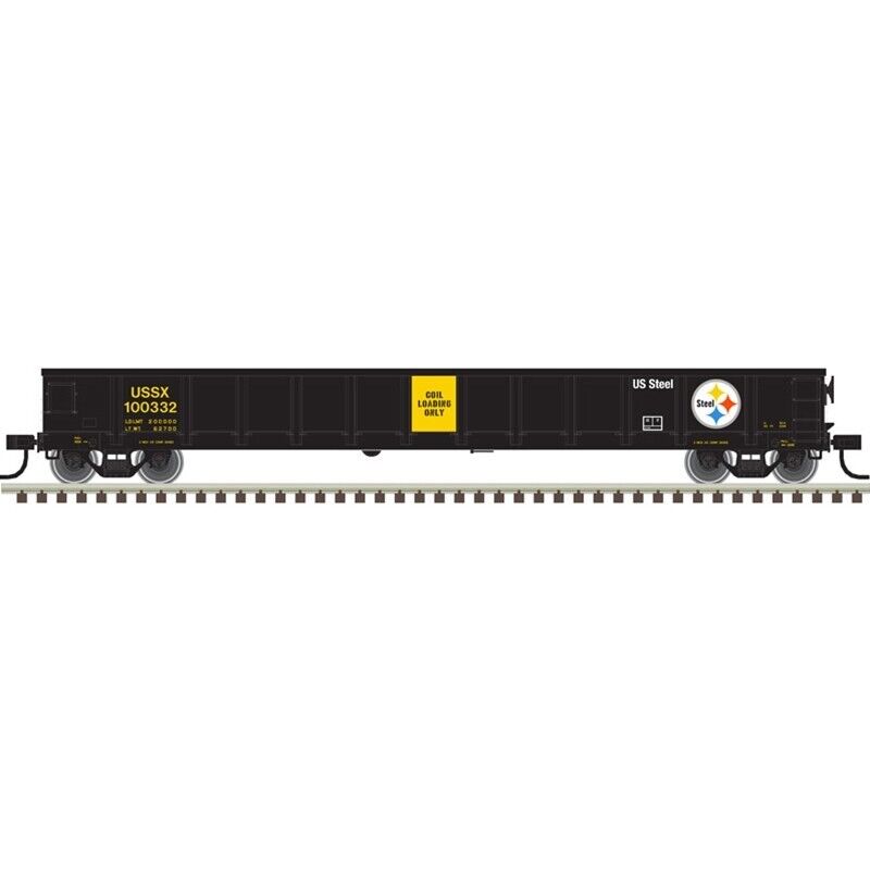 HO Scale - Atlas 20006872 U.S. Steel 52' Evans Gondola USSX100354 HO8292