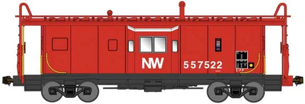 N - Bluford Shops 43061 Norfolk & Western Bay Window Caboose #557560 N12890