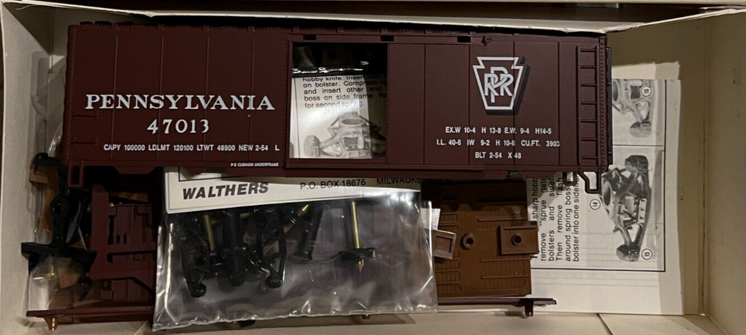 HO - Walthers 932-3717 Pennsylvania 40' PS-1 Single Door Boxcar #47013 HO8945
