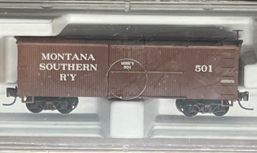 NN3 Scale - MTL 15110 Montana Southern Single Door Boxcar #501 N6537