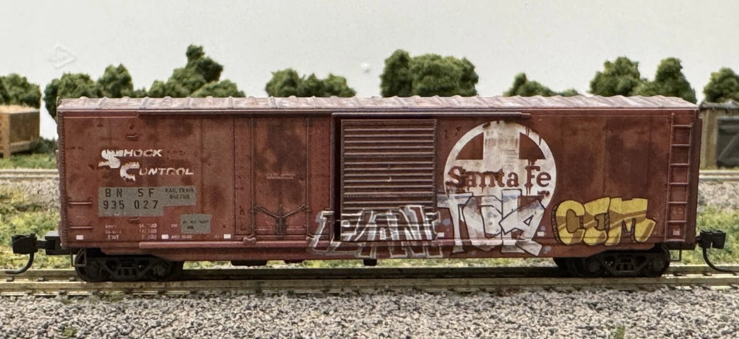 N Scale- MTL 07644150 BNSF/ex-ATSF 50' Combination Door Boxcar BNSF935027 N11680