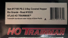 Load image into Gallery viewer, HO Scale - Atlas Rio Grande PS-2 2-Bay Covered Hopper (Sealed) D&amp;RGW18325 HO9045
