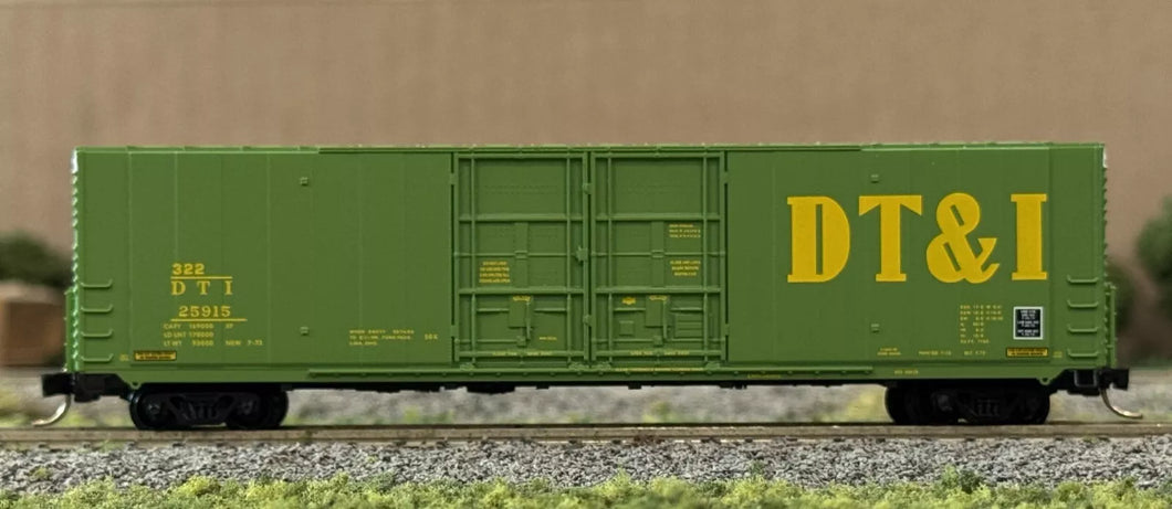 N - MTL 102010 DT&I 60' Excess Height Double Plug Door Boxcar DT&I25915 N11667