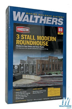 Load image into Gallery viewer, HO Scale - Walthers Cornerstone 933-2900 3 Stall Modern Engine House HO12067

