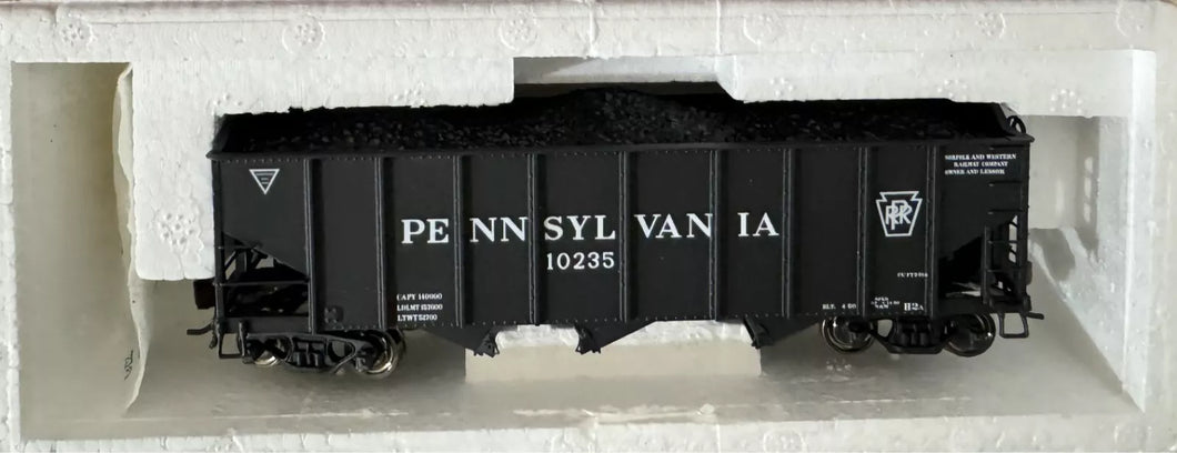 HO Scale - BLI Pennsylvania H2A 70 Ton 3-Bay Hopper Car #10235 HO10776