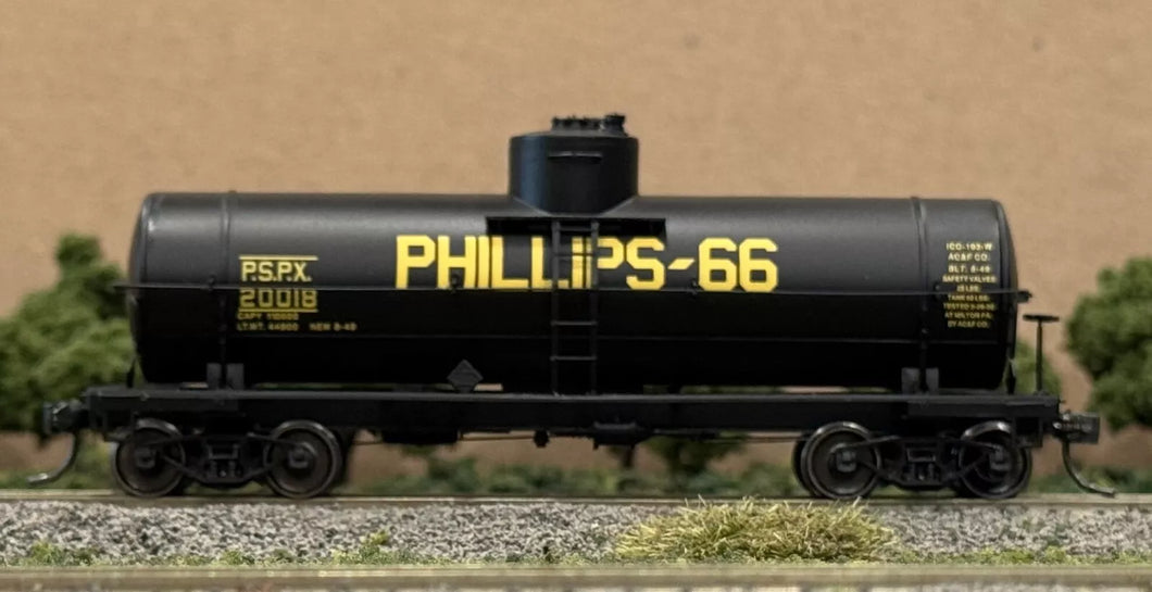 HO Scale- Red Caboose RR-33046-12 Phillips 10k Gallon Tank Car PSPX20018 HO11494