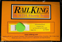 Load image into Gallery viewer, O - RailKing 30-79046 Milwaukee Road Hopper w/ Operating Load MILW187520 O10985
