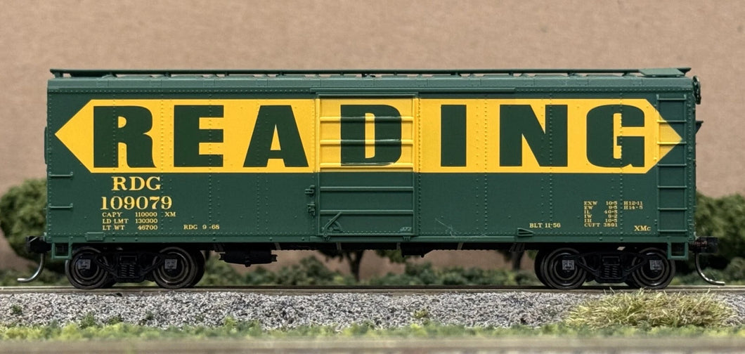 HO Scale - Bowser 41283 Reading 40' Single Door Boxcar RDG109079 HO11490