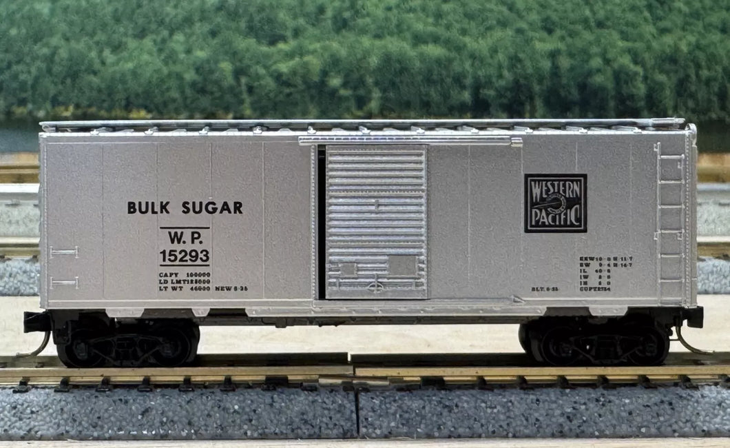 N Scale - MTL 20076 Western Pacific 40' Single Door Boxcar WP15293 N11228