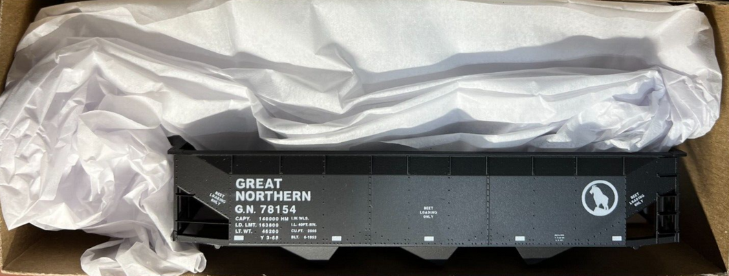 HO Scale - Accurail 7565 Great Northern 70 Ton Offset Side Hopper GN78154 HO9367