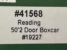 Load image into Gallery viewer, HO Scale - Bowser 41568 Reading 50&#39; Single Door Boxcar RDG19227 HO11611
