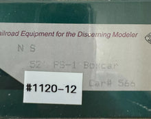 Load image into Gallery viewer, HO Scale - LBF 1120-12 Norfolk Southern 52&#39; Plug Door Boxcar Kit SOU566 HO10775
