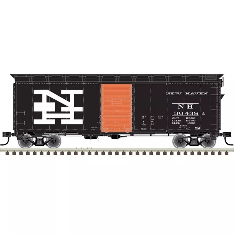 HO Scale - Atlas 20006247 New Haven 1937 AAR 40' Boxcar Kit NH36438 HO7000