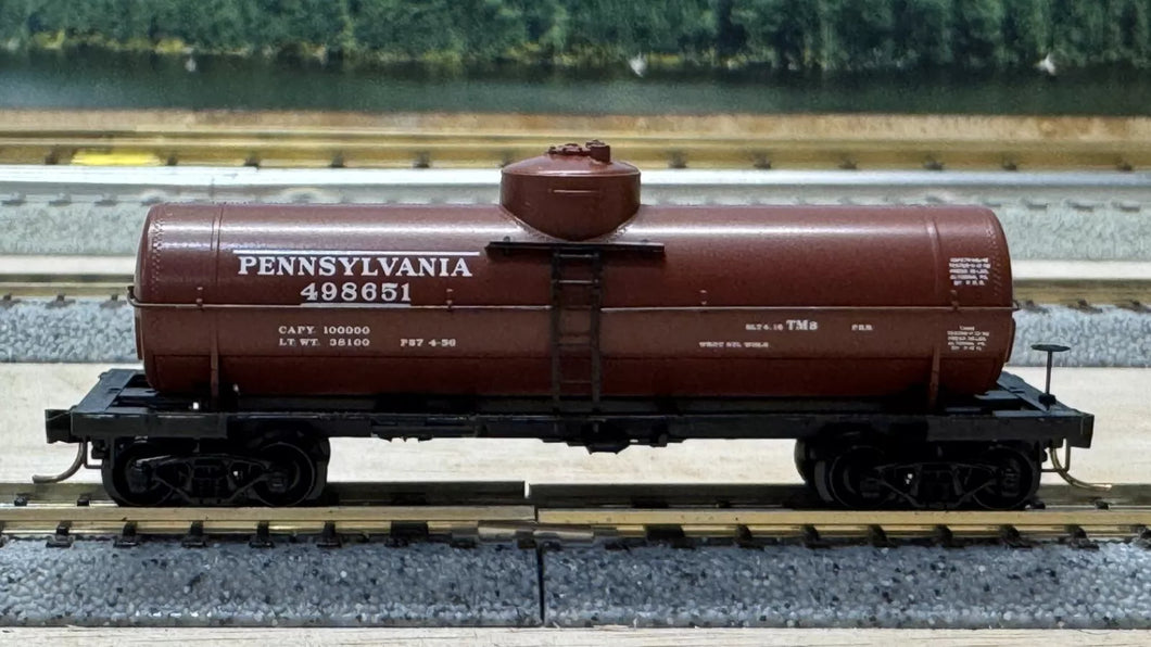 N Scale - MTL 65230 Pennsylvania 39' Single Dome Tank Car #498651 N11227