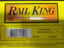 Load image into Gallery viewer, O Scale - MTH RailKing 30-78026 Pennsylvania Modern Reefer Car #97106 O11387
