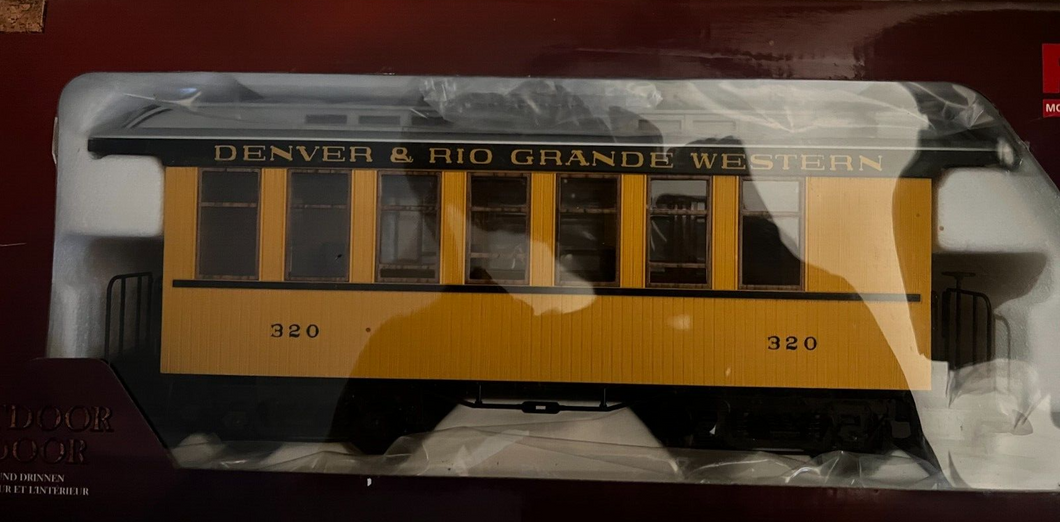 G Scale - PIKO 38610 Denver & Rio Grande Western Passenger Coach #320 G8391