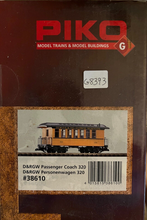 Load image into Gallery viewer, G Scale - PIKO 38610 Denver &amp; Rio Grande Western Passenger Coach #320 G8391
