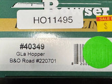 Load image into Gallery viewer, HO Scale - Bowser 40349 Baltimore &amp; Ohio Gla 2-Bay Hopper B&amp;O220701 HO11495
