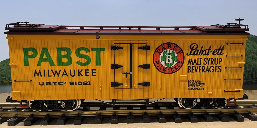 G Scale - LGB 4074 Pabst 40' Refrigerated Car URTC91021 G12339