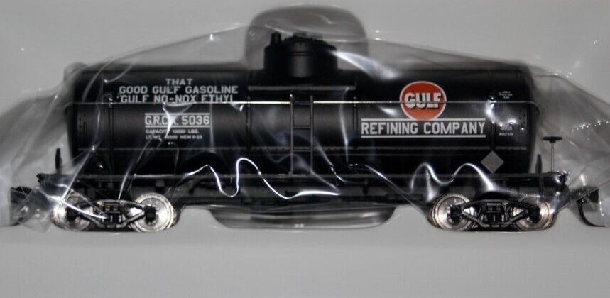 HO-Walthers910-1011 Gulf Oil 36' 10k Gallon Single Dome Tank Car GRCS5036 HO9473