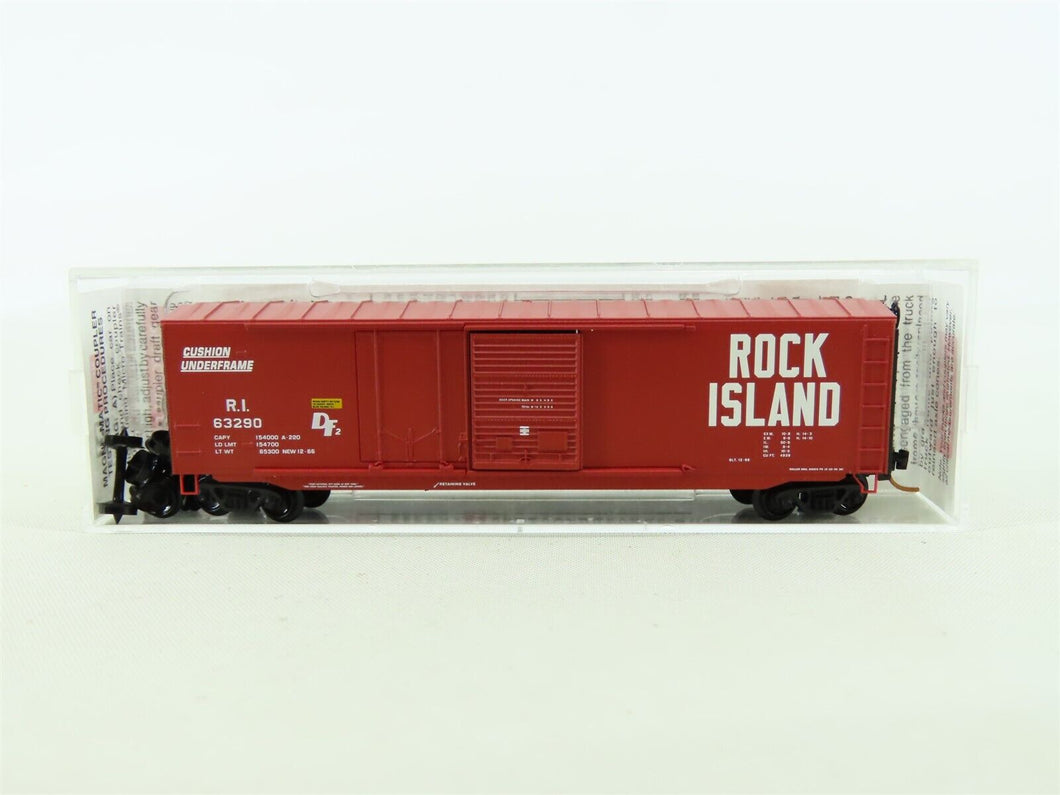 N Scale - MTL 07600070 Rock Island 50' Combination Door Boxcar RI63290 N9563