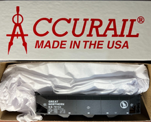 Load image into Gallery viewer, HO Scale - Accurail 7565 Great Northern 70 Ton Offset Side Hopper GN78154 HO9367
