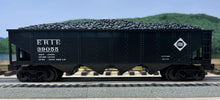 Load image into Gallery viewer, O Scale - MTH RailKing 30-1531D Erie 4-Bay Hopper w/ Load #39055 O11633
